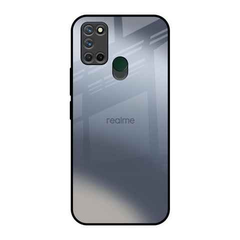 Space Grey Gradient Realme 7i Glass Back Cover Online
