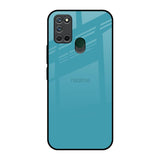 Oceanic Turquiose Realme 7i Glass Back Cover Online