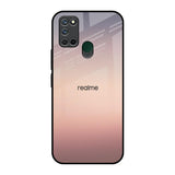 Golden Mauve Realme 7i Glass Back Cover Online