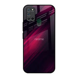 Razor Black Realme 7i Glass Back Cover Online