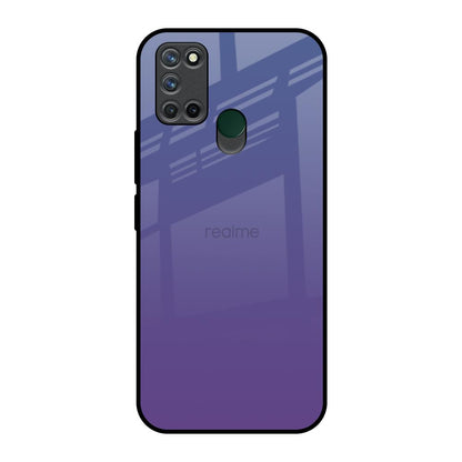 Indigo Pastel Realme 7i Glass Back Cover Online
