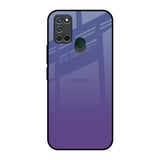 Indigo Pastel Realme 7i Glass Back Cover Online