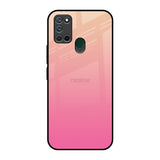 Pastel Pink Gradient Realme 7i Glass Back Cover Online