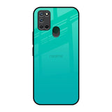 Cuba Blue Realme 7i Glass Back Cover Online