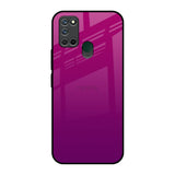 Magenta Gradient Realme 7i Glass Back Cover Online