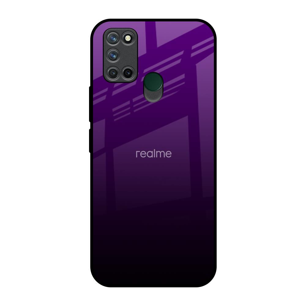 Harbor Royal Blue Realme 7i Glass Back Cover Online