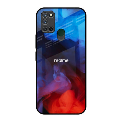 Dim Smoke Realme 7i Glass Back Cover Online