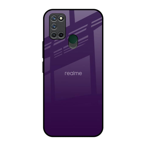 Dark Purple Realme 7i Glass Back Cover Online