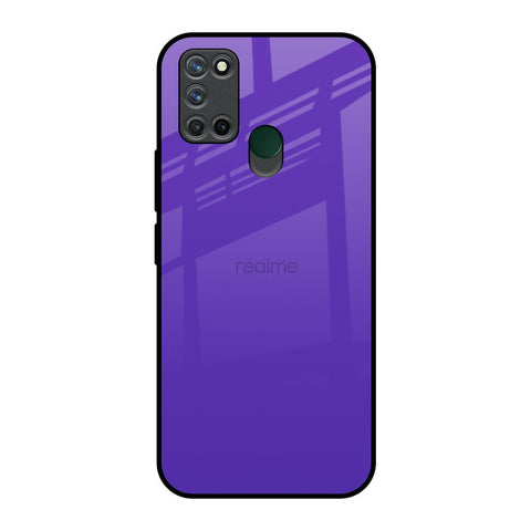 Amethyst Purple Realme 7i Glass Back Cover Online