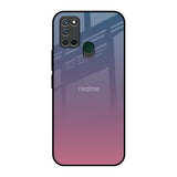 Pastel Gradient Realme 7i Glass Back Cover Online