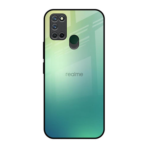 Dusty Green Realme 7i Glass Back Cover Online