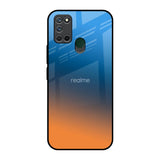 Sunset Of Ocean Realme 7i Glass Back Cover Online