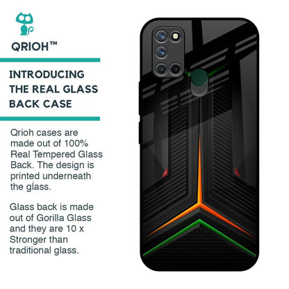 Modern Ultra Chevron Glass Case for Realme 7i