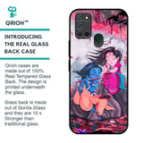 Radha Krishna Art Glass Case for Realme 7i