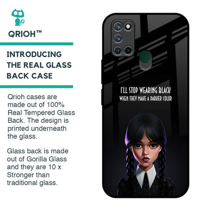 Aesthetic Digital Art Glass Case for Realme 7i