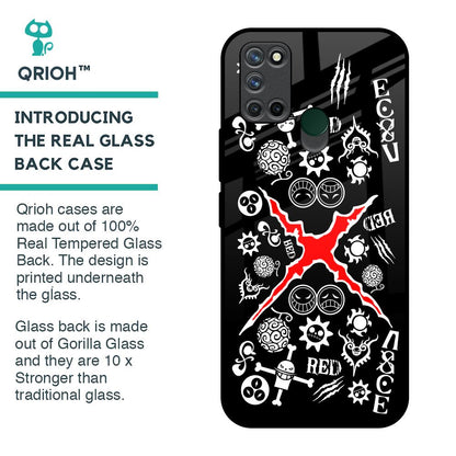 Red Zone Glass Case for Realme 7i