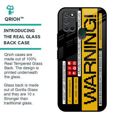 Aircraft Warning Glass Case for Realme 7i