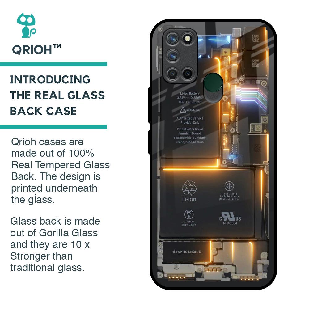 Glow Up Skeleton Glass Case for Realme 7i