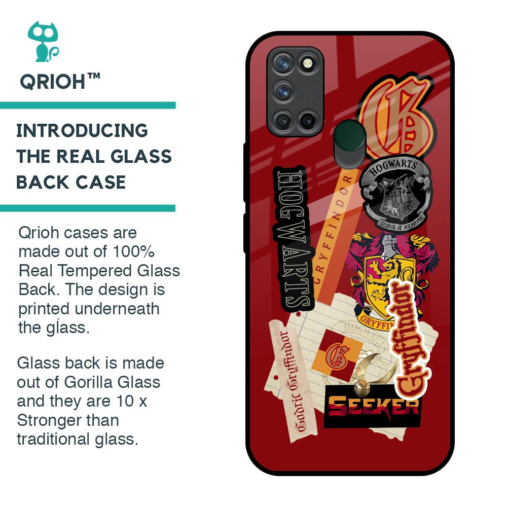 Gryffindor Glass Case for Realme 7i