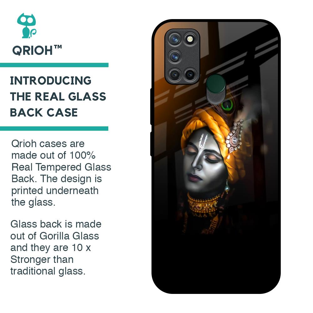 Ombre Krishna Glass Case for Realme 7i