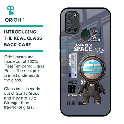 Space Travel Glass Case for Realme 7i