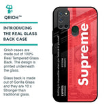 Supreme Ticket Glass Case for Realme 7i