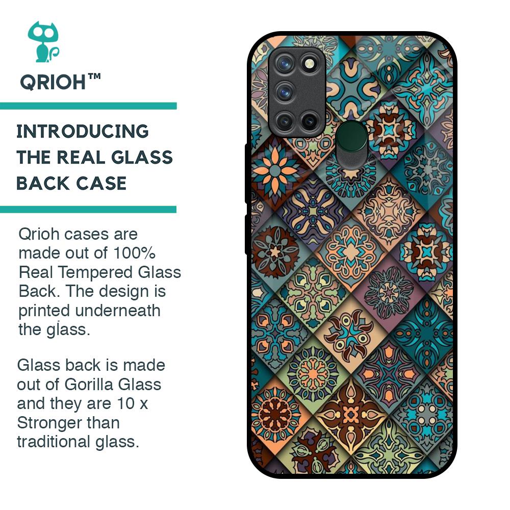 Retro Art Glass Case for Realme 7i