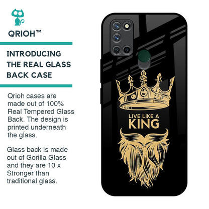 King Life Glass Case For Realme 7i