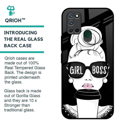 Girl Boss Glass Case For Realme 7i