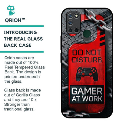 Do No Disturb Glass Case For Realme 7i