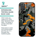 Camouflage Orange Glass Case For Realme 7i