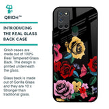 Floral Decorative Glass Case For Realme 7i