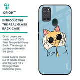 Adorable Cute Kitty Glass Case For Realme 7i