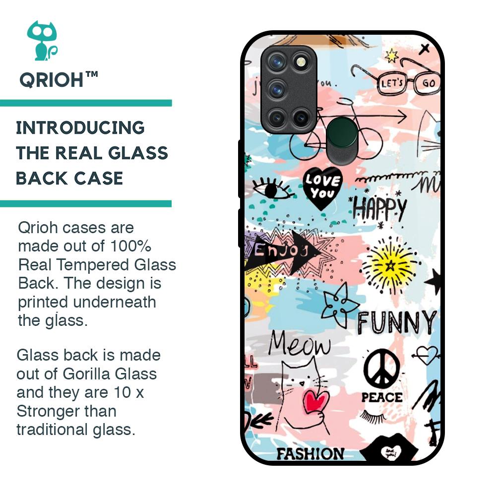 Just For You Glass Case For Realme 7i
