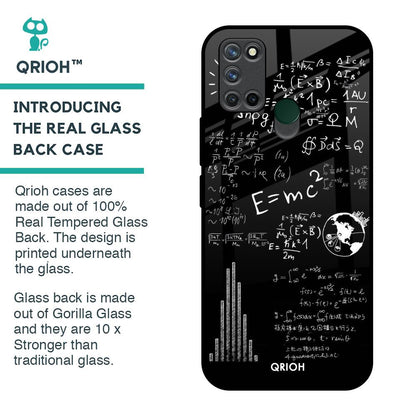 Funny Math Glass Case for Realme 7i
