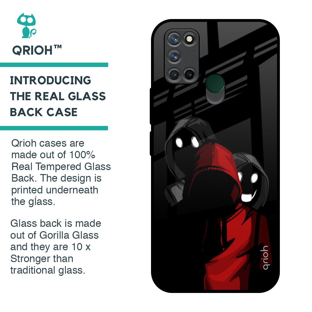 Shadow Character Glass Case for Realme 7i