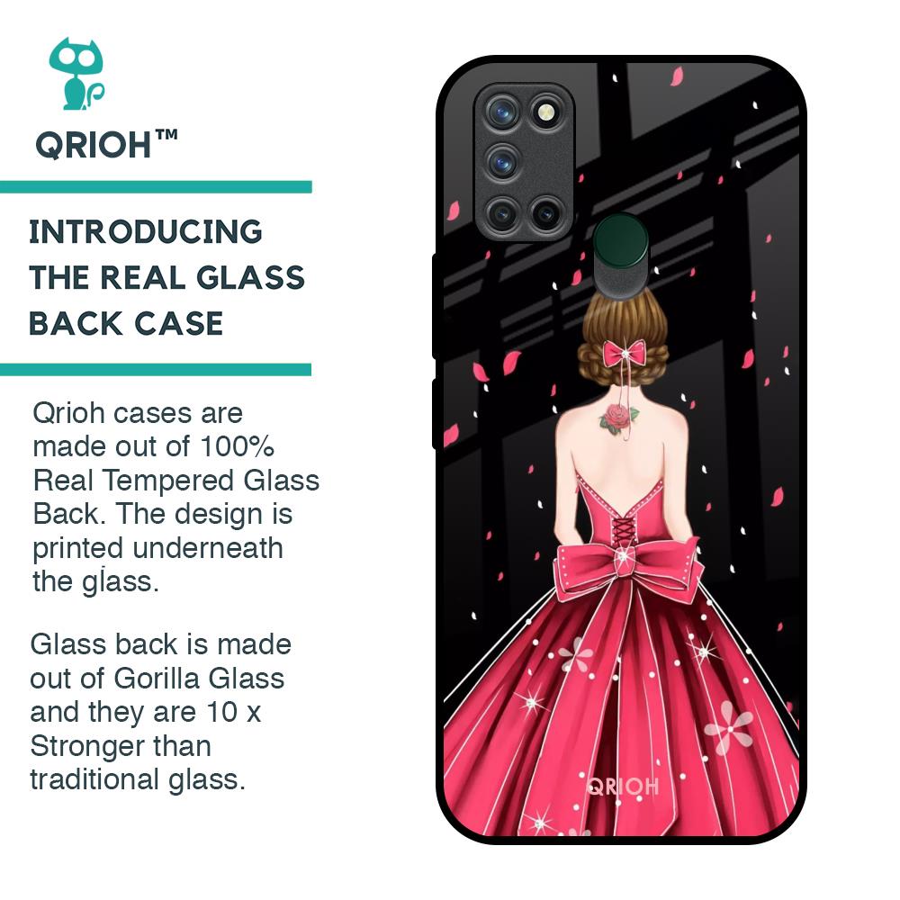 Fashion Princess Glass Case for Realme 7i