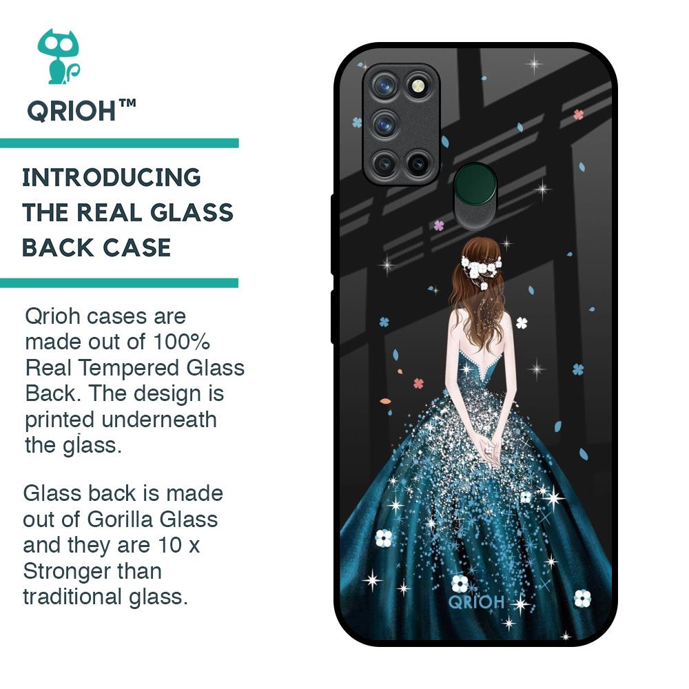 Queen Of Fashion Glass Case for Realme 7i