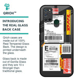 Cool Barcode Label Glass Case For Realme 7i