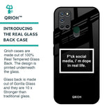 Dope In Life Glass Case for Realme 7i