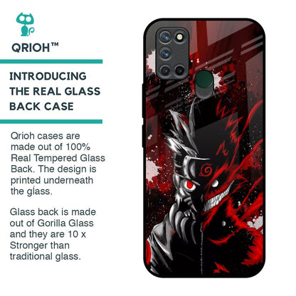 Dark Character Glass Case for Realme 7i