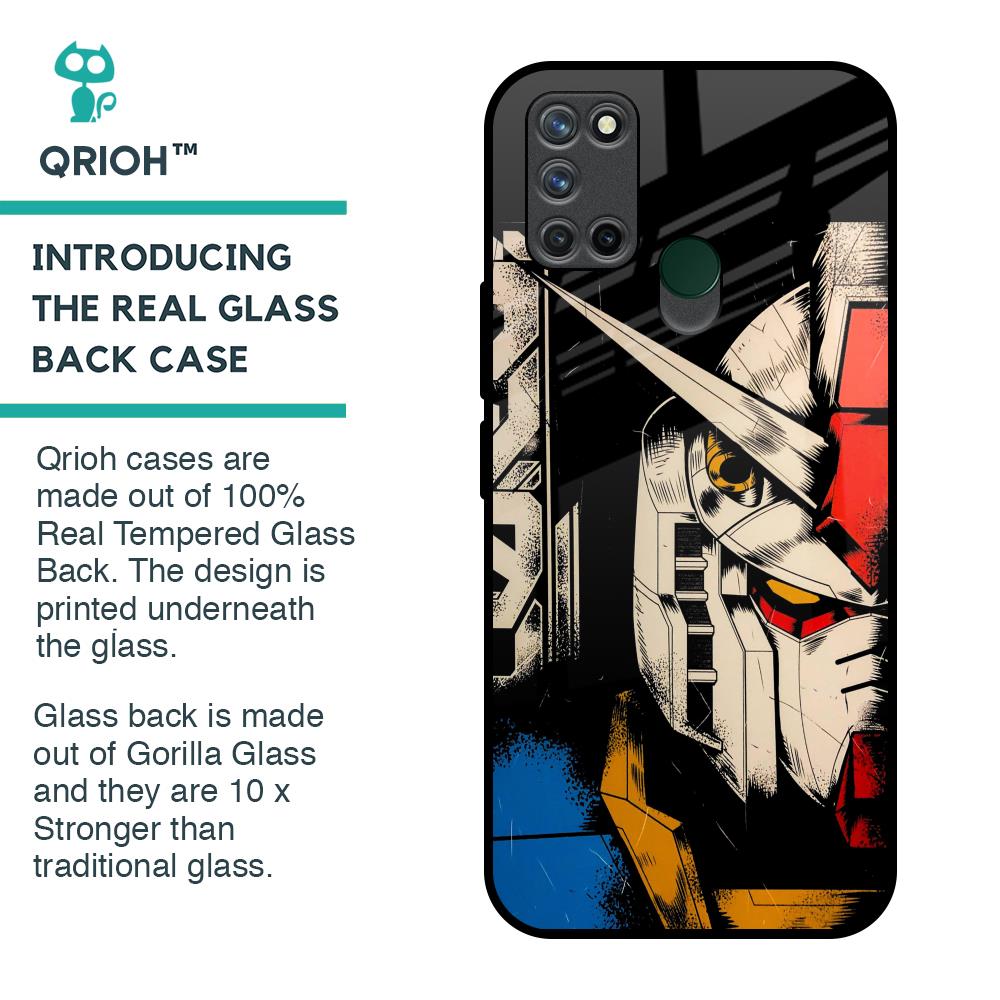 Transformer Art Glass Case for Realme 7i