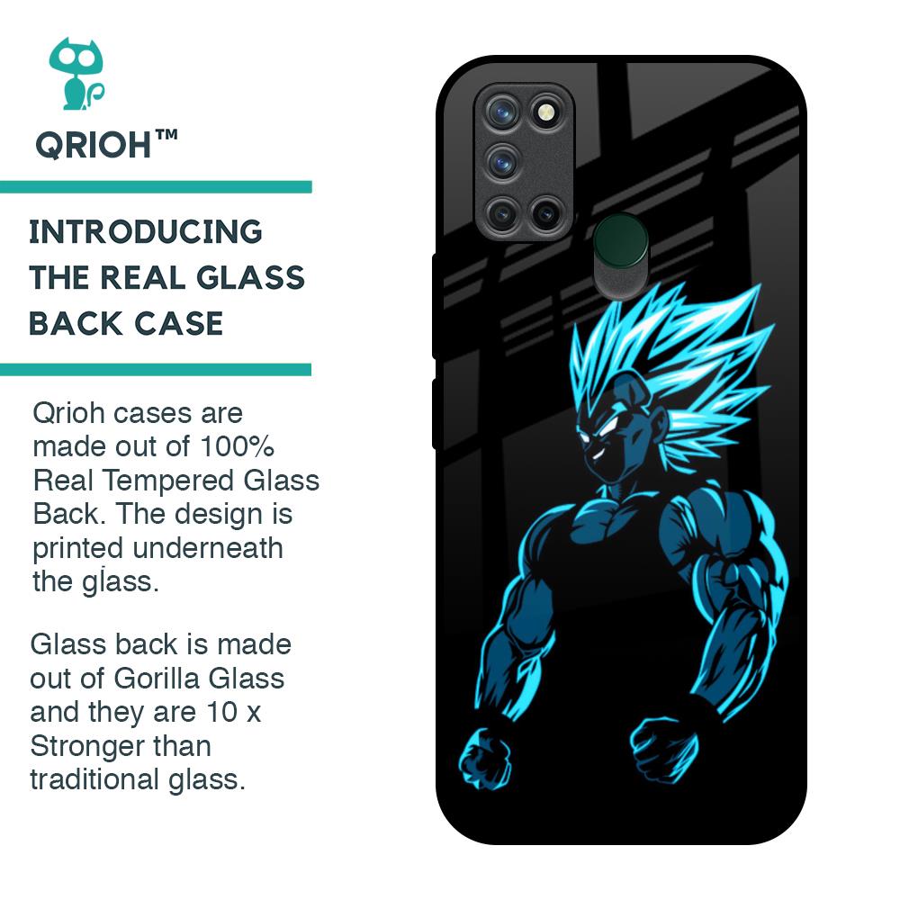 Pumped Up Anime Glass Case for Realme 7i