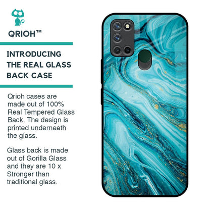 Ocean Marble Glass Case for Realme 7i