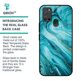 Ocean Marble Glass Case for Realme 7i