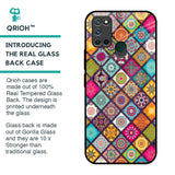 Multicolor Mandala Glass Case for Realme 7i