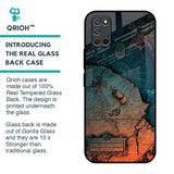 Geographical Map Glass Case for Realme 7i