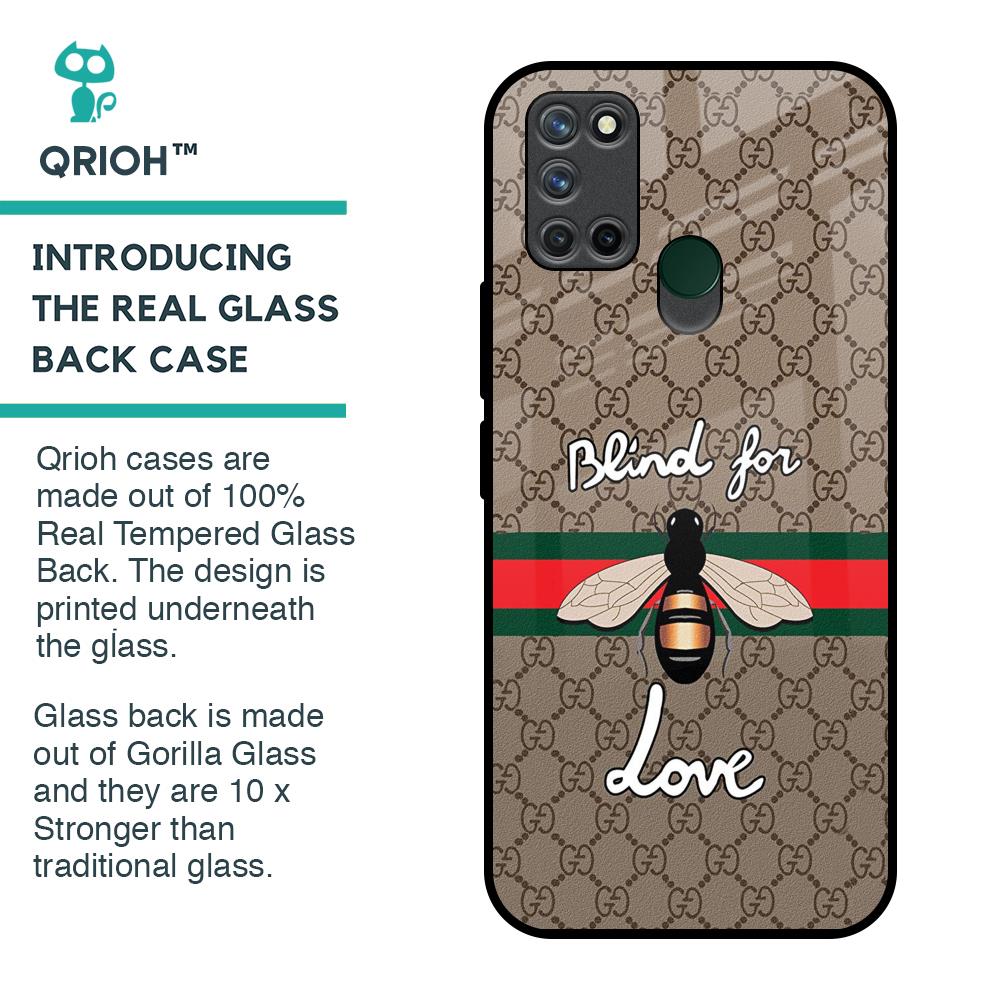 Blind For Love Glass Case for Realme 7i