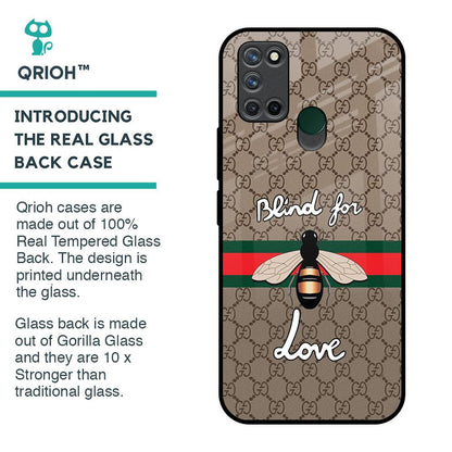 Blind For Love Glass Case for Realme 7i