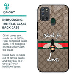 Blind For Love Glass Case for Realme 7i